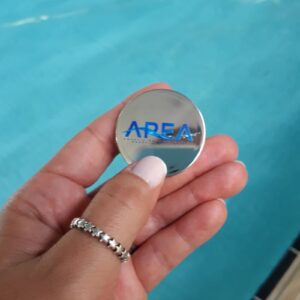 A.R.E.A White or Chrome Pop Socket